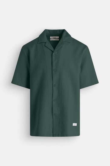 MARC O'POLO DENIM Overshirt dunkelgrün
