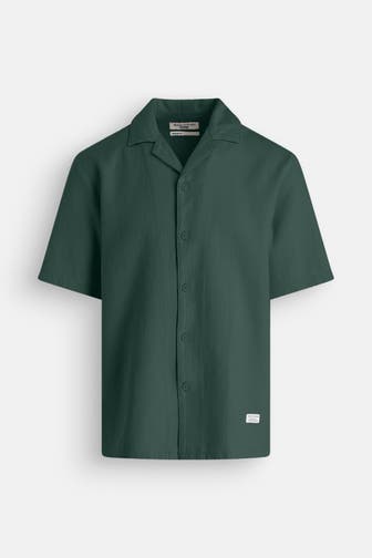 MARC O'POLO DENIM Overshirt dunkelgrün