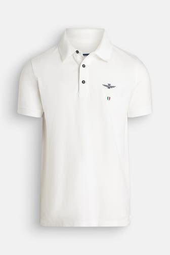 AERONAUTICA MILITARE Polo-Shirt weiß