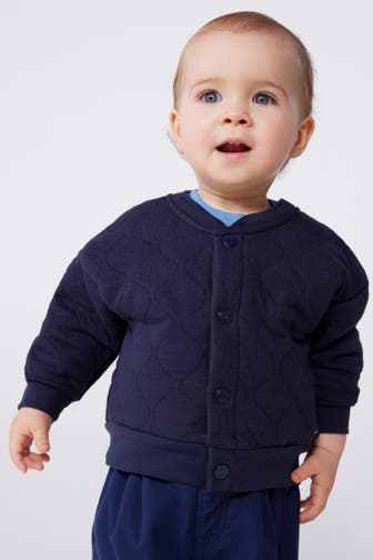 PETIT BATEAU Sweatblouson dunkelblau