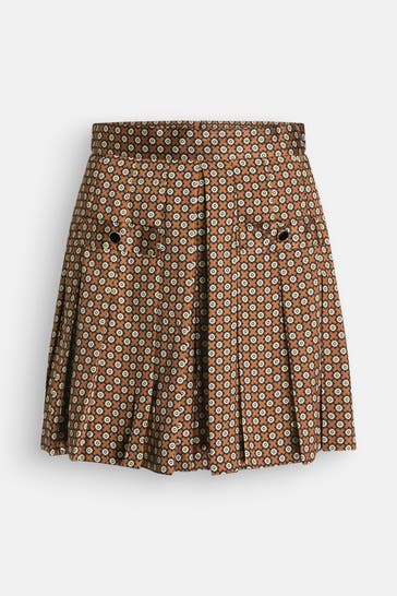 SANDRO Shorts braun gemustert