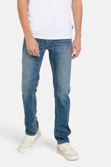 7 FOR ALL MANKIND Jeans blau slim