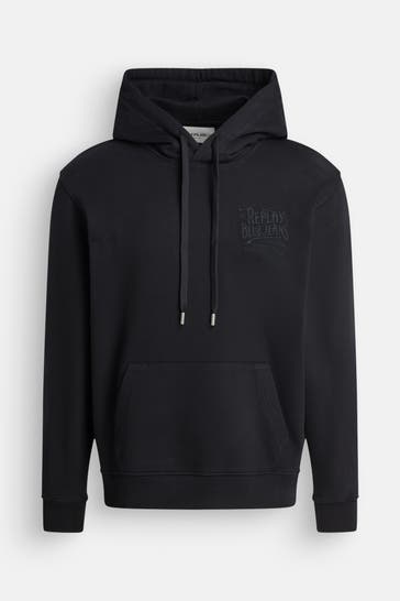 REPLAY Hoodie schwarz
