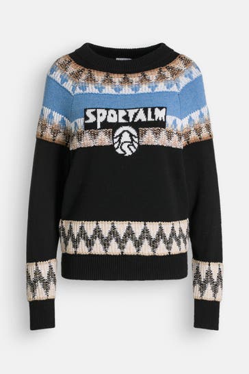 SPORTALM Wollmixpullover gemustert