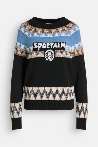 SPORTALM Wollmixpullover gemustert