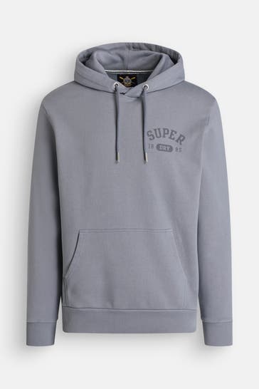 SUPERDRY Hoodie graublau