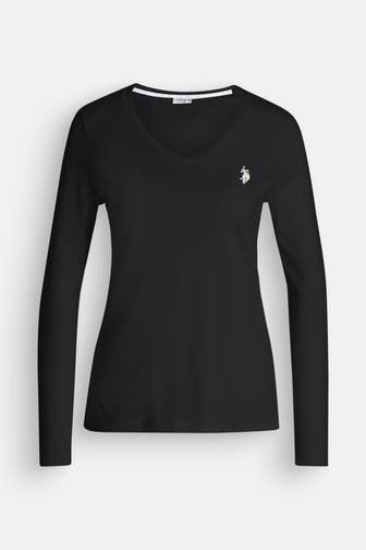U.S. POLO ASSN. Longsleeve schwarz
