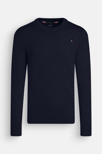 TOMMY HILFIGER Strickpullover dunkelblau