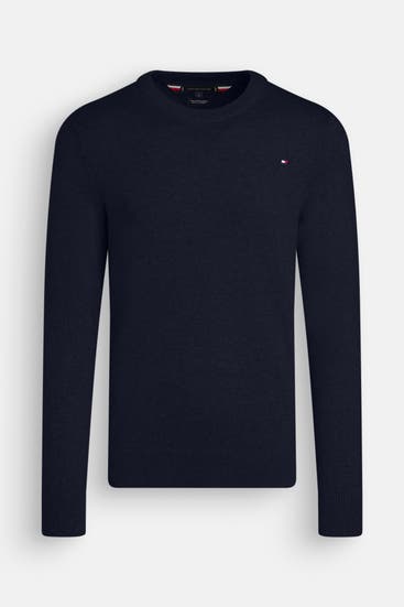 TOMMY HILFIGER - Strickpullover dunkelblau