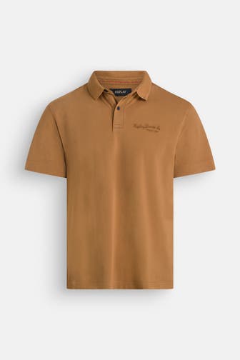 REPLAY Polo-Shirt braun