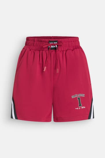 SMILODOX Shorts 'Triple Pro' weinrot