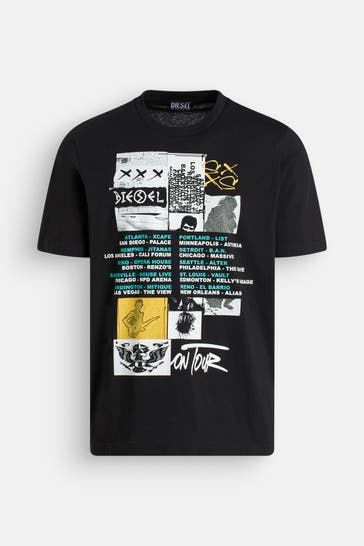 DIESEL T-Shirt schwarz