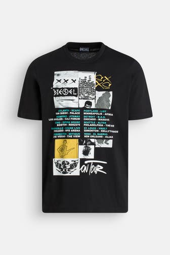 DIESEL T-Shirt schwarz