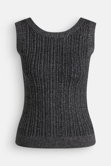CALVIN KLEIN Stricktop anthrazit