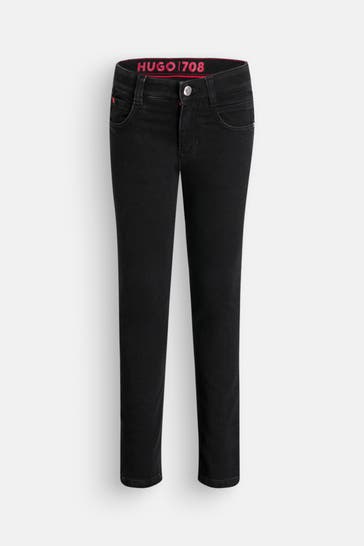 HUGO Jeans schwarz Slim Fit