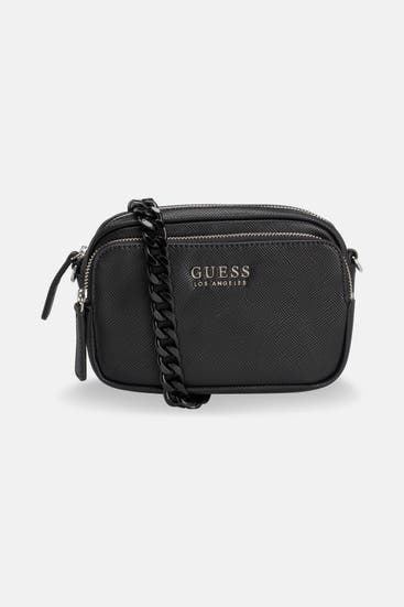 GUESS - Umhängetasche 'Karson' schwarz