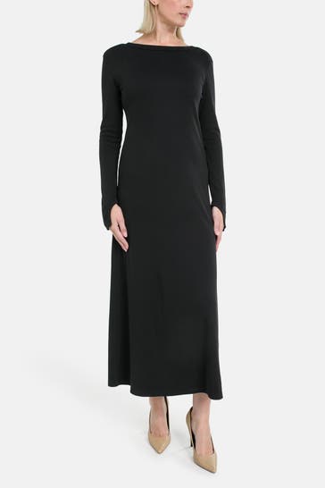 MARC O'POLO DENIM Maxi-Kleid schwarz