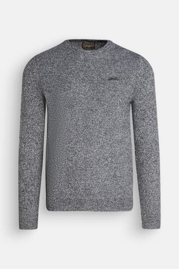 SUPERDRY Strickpullover dunkelgrau