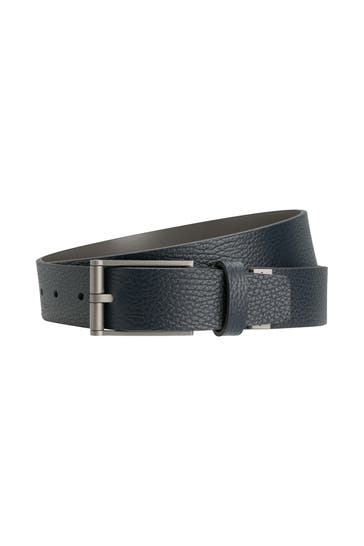 PORSCHE DESIGN Ledergürtel dunkelblau