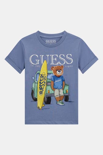 GUESS T-Shirt graublau