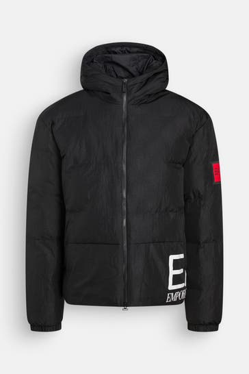 EA7 Steppjacke schwarz