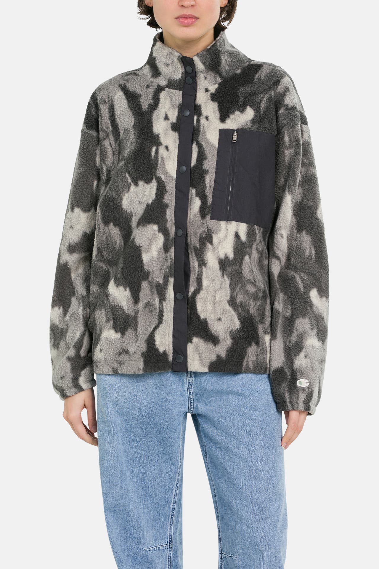 CHAMPION Fleecejacke gemustert, Bild 1