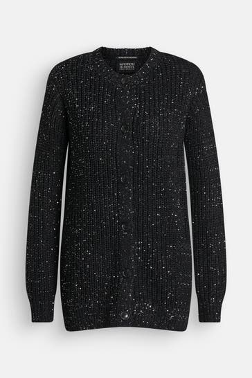 SCOTCH & SODA Strickjacke schwarz