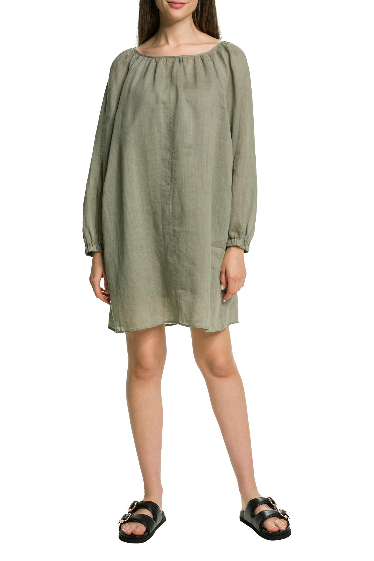 Kleid graugrün Clearance