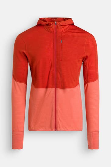 ICEBREAKER Fleecejacke orangerot