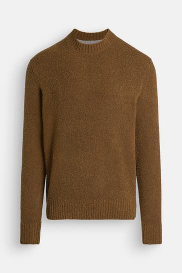 S.OLIVER Wollmix-Strickpullover braun