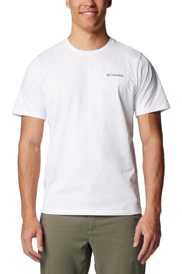 COLUMBIA T-Shirt 'Explores Canyon™' weiß