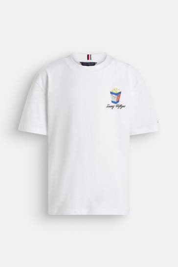 TOMMY HILFIGER T-Shirt weiß