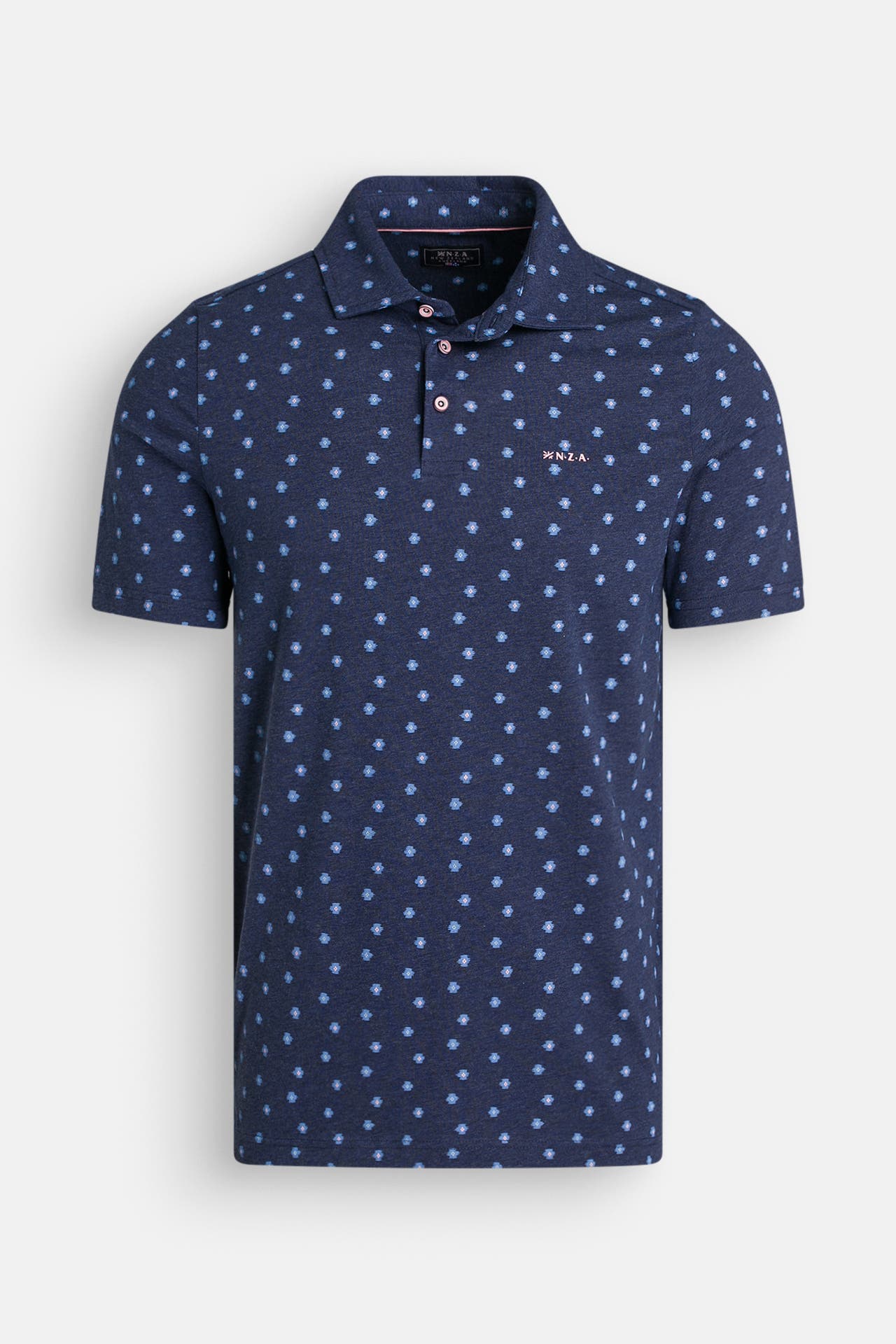 NEW ZEALAND AUCKLAND Polo-Shirt 'Mario' gemustert, Bild 1