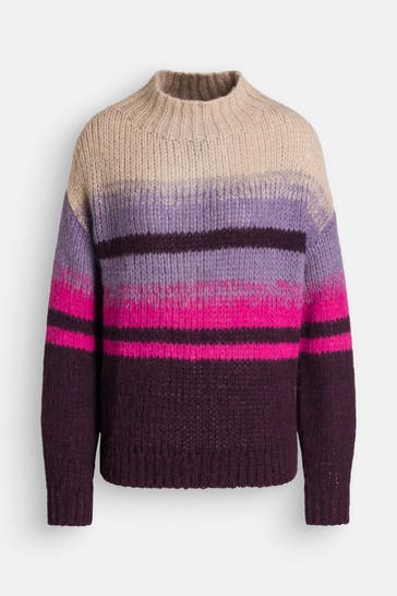 LUISA CERANO Wollmix-Pullover gemustert
