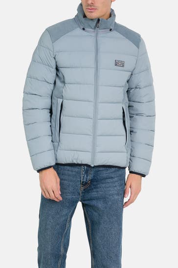 NEW ZEALAND AUCKLAND Steppjacke taubenblau