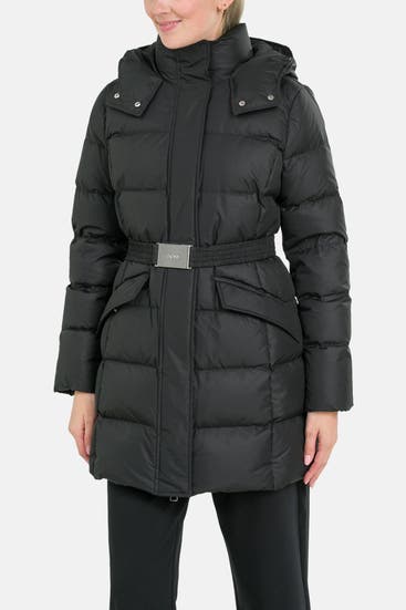 BOSS - Daunen-Steppmantel schwarz