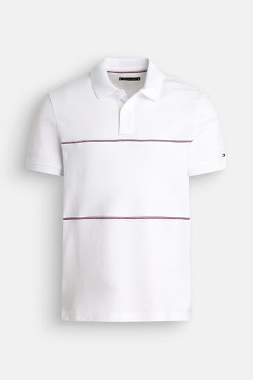 TOMMY HILFIGER Polo-Shirt weiß
