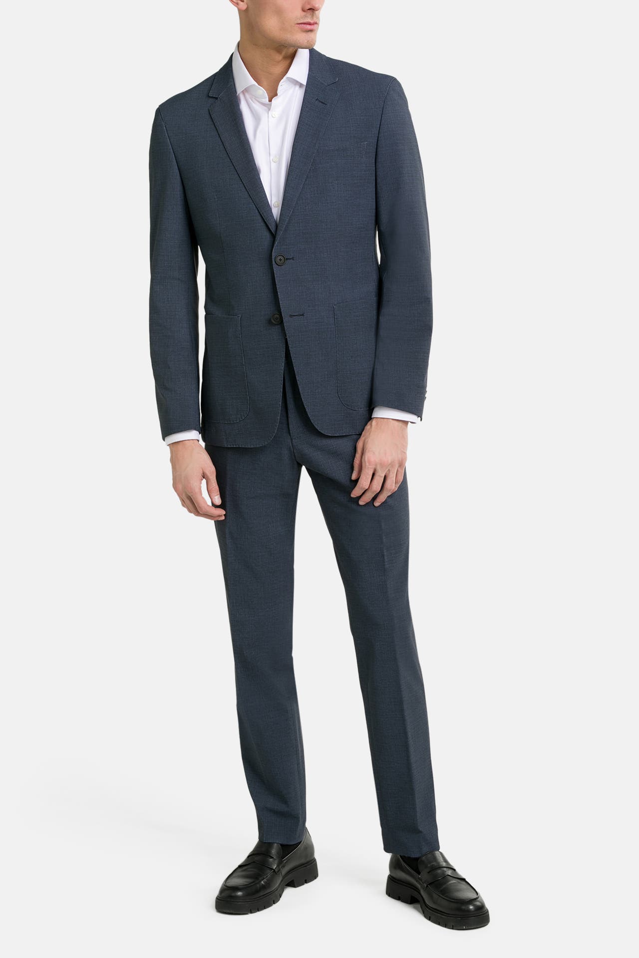 BOSS Anzug navy meliert, Bild 1