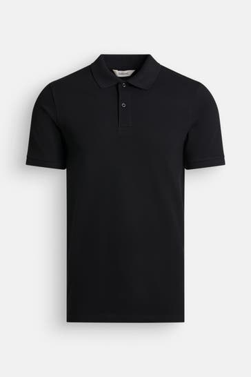 SELECTED Polo-Shirt schwarz