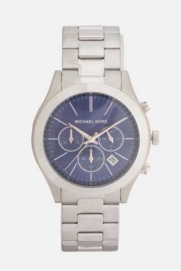 MICHAEL KORS Chronograph 'Slim Runway' silber
