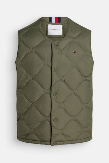 TOMMY HILFIGER Weste oliv