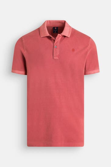 G-STAR Polo-Shirt dunkelorange