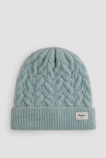 PEPE JEANS Strickmütze 'Zaida' jade
