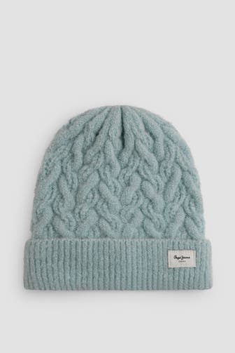 PEPE JEANS Strickmütze 'Zaida' jade