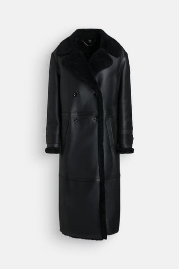 BELSTAFF Ledermantel 'Spruce' schwarz