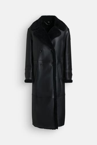 BELSTAFF Ledermantel 'Spruce' schwarz