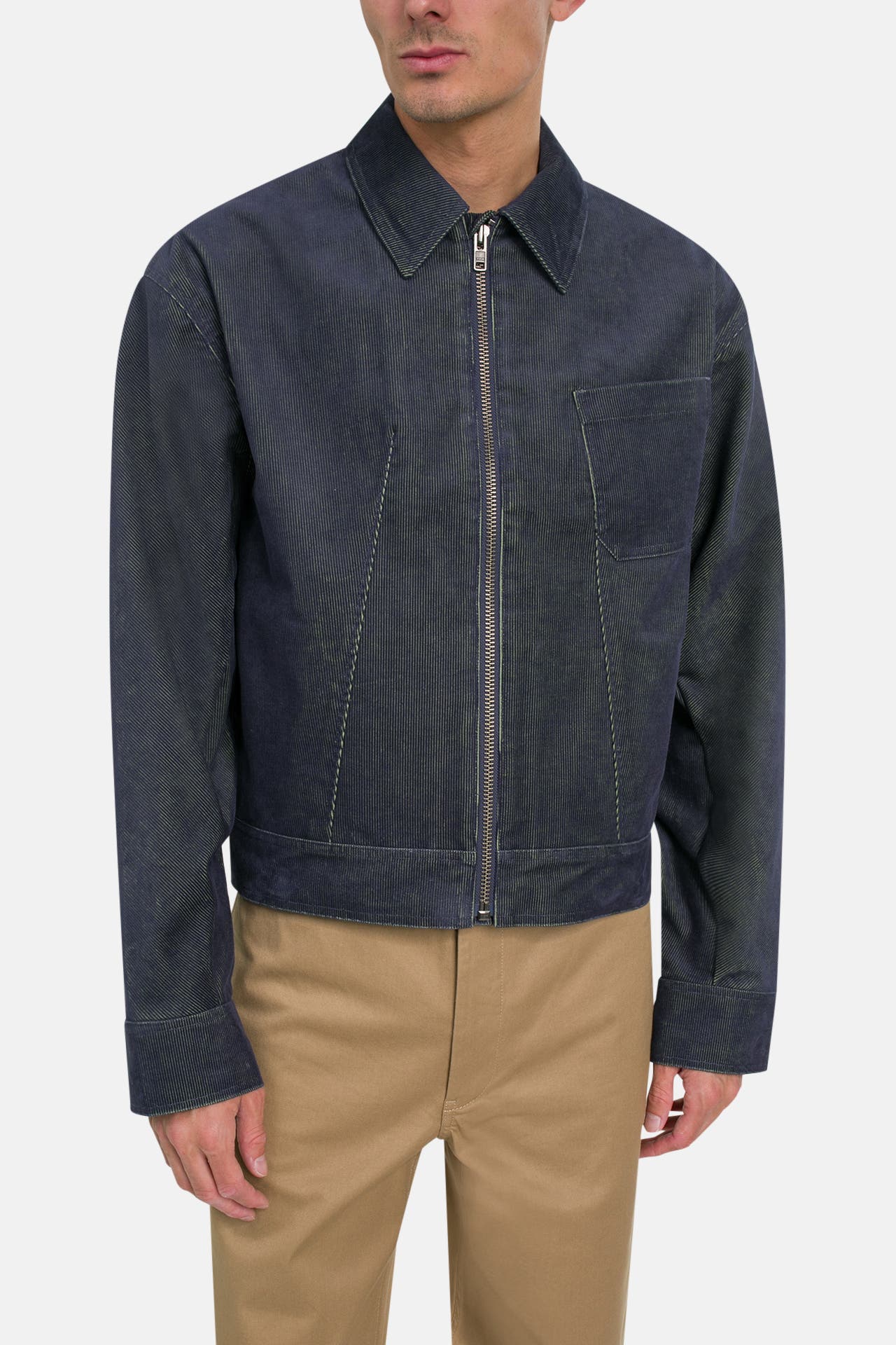 WOOD WOOD Cordjacke blau, Bild 1