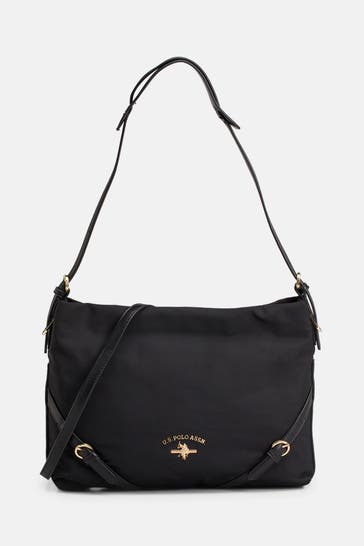U.S. POLO ASSN. Schultertasche 'Richmond' schwarz
