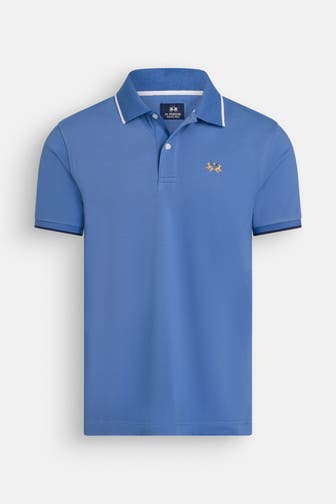 LA MARTINA Polo-Shirt graublau