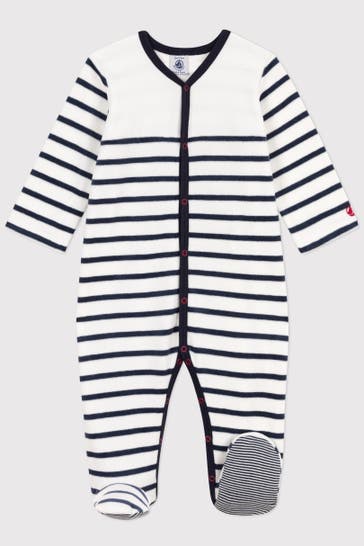 PETIT BATEAU Strampler gestreift